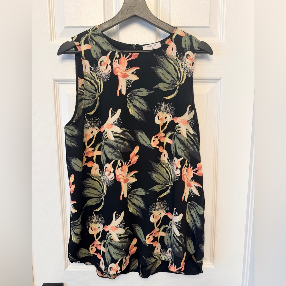 Babaton sleeveless blouse